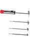 1set Rotating Fruit and Vegetable Corer Tool Premium Stainless Steel Core Remover with Mul