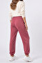 Women's Pink Modal Elastic Cuffed Loose Fit Comfortable Stylish Sweatpants - 8