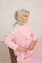 Twill Silk Scarf Retro Paisley Yellow - 5