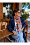 Women's Patterned Shawl - 4