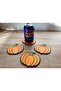 Halloween Pumpkin Coaster Decorative Table Accessory