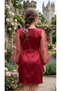 Girl's Balloon Sleeve Transparent Detailed Latest Spring Casual Dress - 2