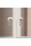 Shiny Zircon Stone Multiple Geometric Stone Earrings - 3