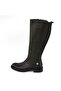 D26Kc-2105 Women's Genuine Leather 2 cm Thick Heeled Round Toe Classic Boots - 2