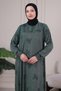 Hijab Clothing Mother's Dress Prayer Dress Viscose Shawl Pattern Floor-Length Dress V Roba Fish Dress Plus Size - 7