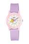 Kids Unisex Analog Quartz Watch V23A-012VY with Tiger Design, Pink/Purple - 2