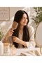 Coil-Shaped Ventilated Detangling Hair Brush with Flexible Bristles - 3