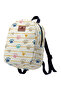 Small Nursery Bag with Colorful Paws Pattern - 2
