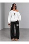 Baby Printed Women's Boat Neck Sweatshirt/Top Sweat Suit