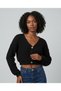 Crop Knitwear Colorful Buttoned Cardigan - 4