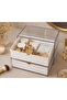 2 Drawer Organizer Shelf Cosmetic Organizer Jewelry Organizer - 4