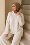 Button Detailed Stylish Sports Tunic Pants Double Knitwear Set