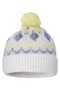 Women's Patterned Pompom Knitted Winter Beanie - 6