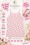 Girl's Floral Tank Top with String Straps - 2
