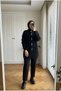Women's Livia Stone Buttoned Bearded Knitwear Long Cardigan - 4
