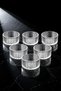 Rivoli - Set of 6 Glass Dessert Bowls, Snack Bowls, Candy Bowls, Breakfast Bowls, 10 cm - 8