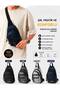 Men'S/Unisex Water-Resistant 4-Compartment Chest and Shoulder Bag (Body Bag / Crossbody Bag) Length 22 cm Width 14 cm Bottom 4 cm Code 1036 - 4
