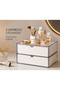 2 Drawer Organizer Shelf Cosmetic Organizer Jewelry Organizer - 5