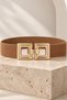 Women's 6 cm Thick Elastic Flexible Metal Buckle Waist Belt Mfr5019 - 3