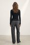 3-Pack 95% Cotton 5% Lycra Body-Fitting Magic Fit Women's Slim Fit Stretch Long Sleeve T-Shirt Compact Combed Single Jersey Slim Fit Flexible Basic Black White Navy Blue T-Shirt Elastane Blouse - 9