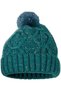 Women's Pompom Hair Braided Metallic Thread Knitwear Winter Beanie - 6