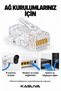 100 Pieces Rj45 Ethernet Jack through Hole Easy-Through Smart End - 5