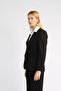 Black Collarless Jacket Classic Suit - 4