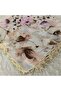 Handmade Patterned Yarn Embroidery with Ring Beads on the Edge, Yemeni, Scarf, with Embroidery on 4 Sides - 6
