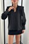 Black Polka Dot Shirt - 3