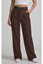 Women's Belted Palazzo Trousers