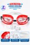 Silicone Swimming Goggles with Ear Plugs – Leak-Proof Swimming Glasses for Pool and Sea with Adjustable Band
