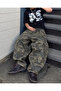 Extra Loose Fit Unisex Crush Camouflage Cargo Pants/ Extra Loose - 3