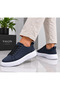 Men's Casual Lace-Up Comfortable Non-Slip Sole Sneaker Shoes - 5