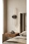 Bhbackhome Aura Medium 39 cm Modern Design Led Sconce - Wall Lamp - Anthracite Case - Daylight Led - Electric - 5