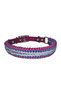 Dog Collar Fuchsia Light Blue Baby Blue Color 41-47 cm - 4