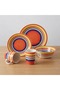 16-Piece All-In-One Dinner Set, Specially Designed for a Vibrant and Lively Touch to Everyday Dining Decor. - 2