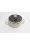 14 cm Enamel Colorful Pot 1100 ml Cooking Pot Enamel Storage Container - 5