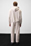 Gallo Cotton Fleece Inside, Hooded, Elastic Waist, Double Pockets, Regular Stone Color Top and Bottom Set - 6