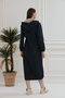 Women's Hooded Long Trench with Pocket Details - 3