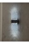 Bhbackhome Aura Large 51 cm Modern Design Led Sconce - Wall Lamp - Silver Case - White Led - Battery Operated - 6