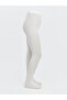 White basic thin girl's pantyhose 2-pack