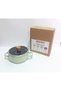 16 cm Enamel Colorful Pot 1500 ml Cooking Pot Enamel Storage Container - 3