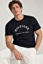 Men's Woven Fabric Short Sleeve Plain Model T-Shirt - 3