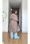 Molly Nelly Women's Long Cape Trench Coat - 3
