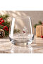 Christmas Themed Transparent Water Glass with Deer Figure - 2
