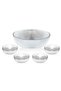 Rovin - Set of 5 Glass Salad and Appetizer Bowls 20 cm - 2