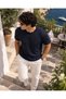Men's Crew Neck Short Sleeve Slim Summer Knitwear T-Shirt Comfortable Fit - 3