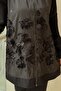 Fuat Gürşen Embossed Floral Detailed Fabric with Stamp Embroidery Mix Velvet Cap - 5