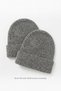 Unisex Knitted Beanie - Soft Textured Warm Beanie Gray - 2