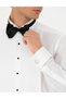 White Slim Fit Tuxedo Shirt - 7
